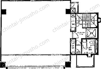 楠本第3ビル10階の間取図