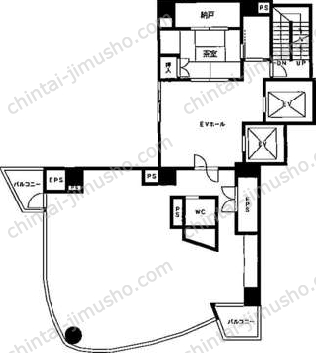South Tower／サウスタワーの間取図