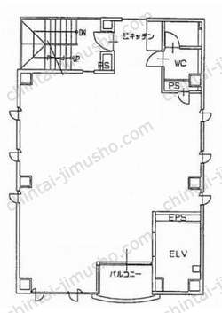 八重洲KNビル4階の間取図
