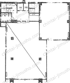 広尾オフィスビル6階の間取図