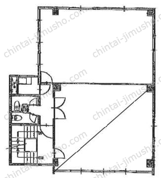 東京紙製品会館4階の間取図