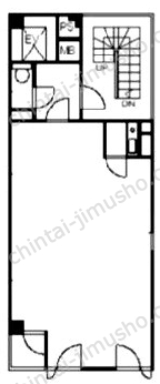 望月ビル4階の間取図