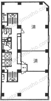 田中八重洲ビルの間取図
