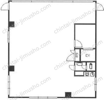シモムラビルの間取図