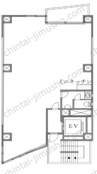 マリオン広尾ビル6Fの間取図