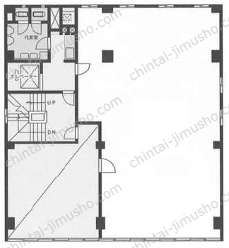 新保ビル／ハローオフィスGINZA5階の間取図