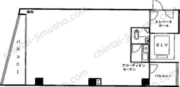 MMビル2階の間取図