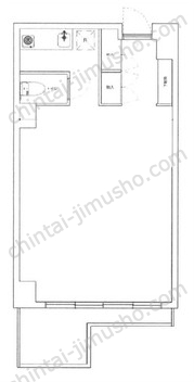 朝日九段マンションの間取図