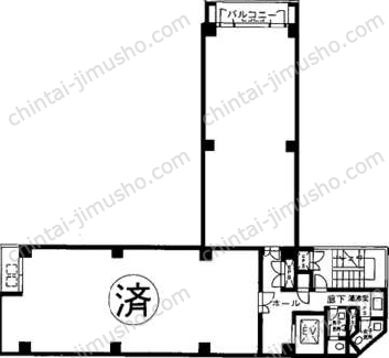 ブロドリー西新橋ビルの間取図