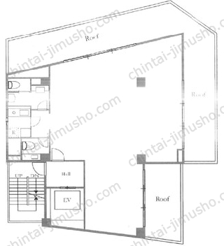 六本木NKビル4Fの間取図