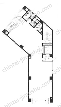 西新宿小林ビル2Fの間取図