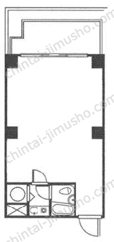 赤坂ロイヤルプラザの間取図