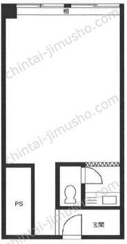 たつむら青山マンションの間取図