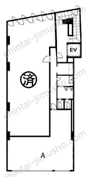 第一光明堂ビル7階の間取図