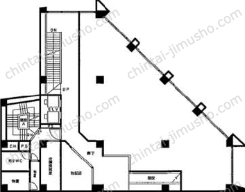 池袋西口センタービル2階の間取図