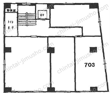 友野本社ビル7Fの間取図