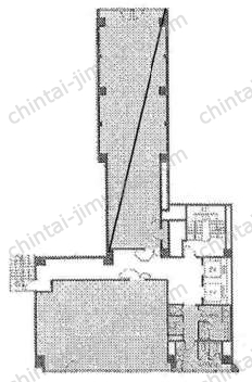 千代田ビル10階の間取図