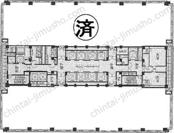 紀尾井町ビルの間取図