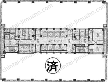 紀尾井町ビルの間取図