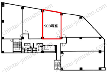 銀座昭和通りビルの間取図