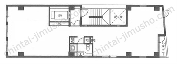 番町YMビル4階の間取図