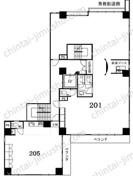 成子坂ハイツの間取図
