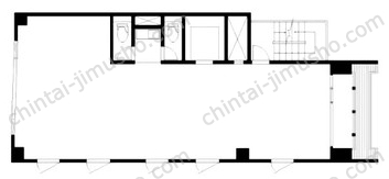 第三玉屋ビル10階の間取図