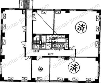 飯田橋i-MARK ANNEXの間取図
