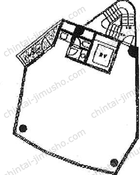 ランドコム麻布台6階の間取図