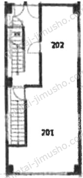 HUB神田三崎町ビルの間取図