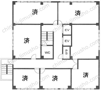 15山京ビルの間取図