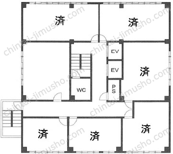15山京ビルの間取図