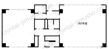装美ビル6Fの間取図