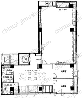 日本橋人形町プレイス4Fの間取図