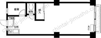 秀和外苑レジデンスの間取図