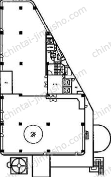 KDX高田馬場ビル2階の間取図