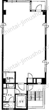 親和第3ビル2階の間取図