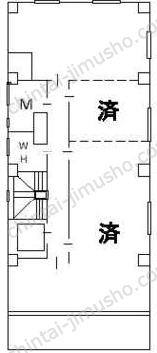 共同ビル（中央）の間取図