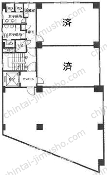 アーバンスクエア神田ビルの間取図