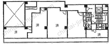 東京銀座ビルディングの間取図