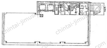 Daiwa築地ビルB1階の間取図