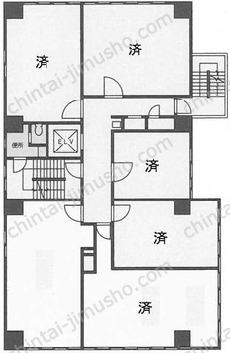 ファイブビル八丁堀の間取図