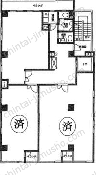 ストークビル赤坂の間取図