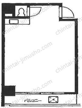 中銀第2新橋マンシオンの間取図