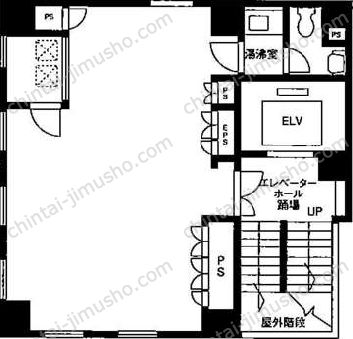 西浦本舗ビルの間取図