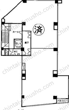 CROSS三田5階の間取図
