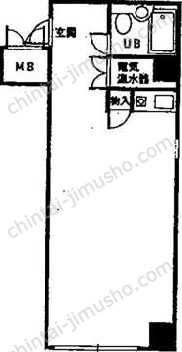 代々木シティホームズ5階の間取図