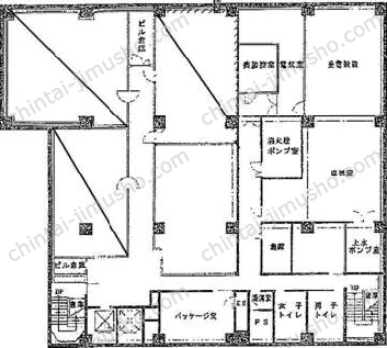 銀座大野ビルの間取図