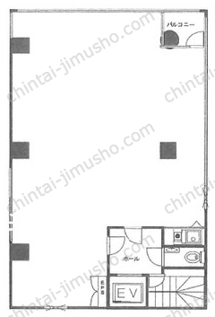 YSビル4階の間取図