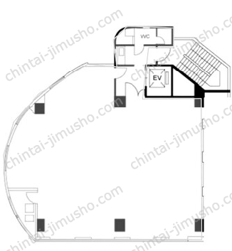 APPLE OHMIビル5Fの間取図